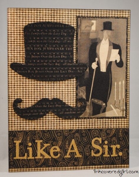 &quot;Like A Sir&quot; card {Basically Bare}