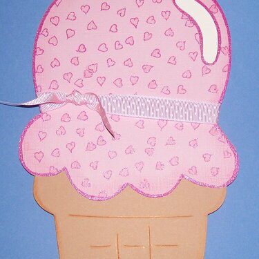 Ice cream cone Birthday card
