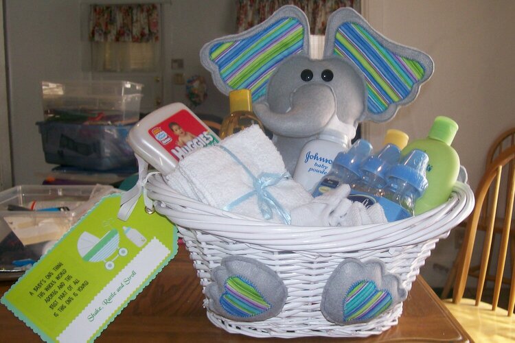 Baby Elephant basket