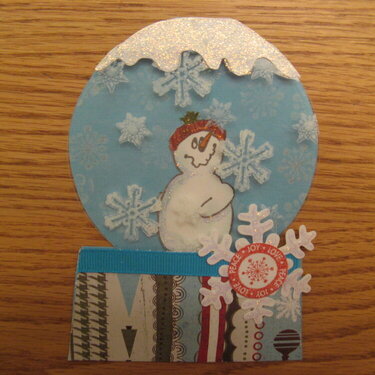 snowglobe card