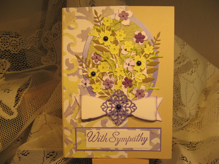 Sympathy card for friend