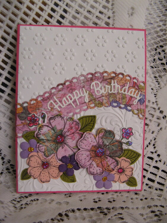 Embossed Birthday