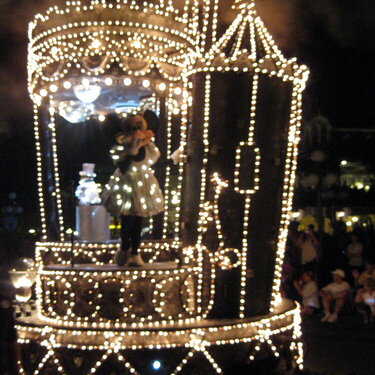 Minnie at the light parade