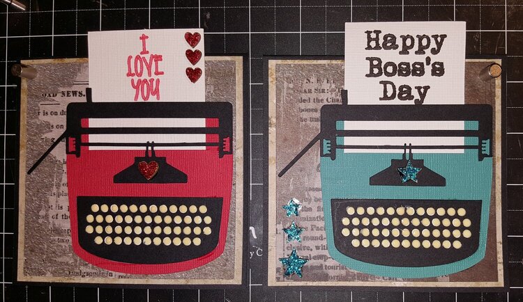 Typewriter Cards