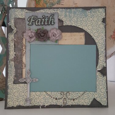 Baptism Mini Album Page