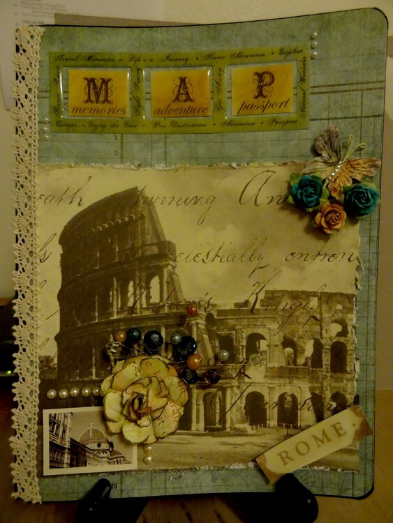 Altered Composition Book - Italy