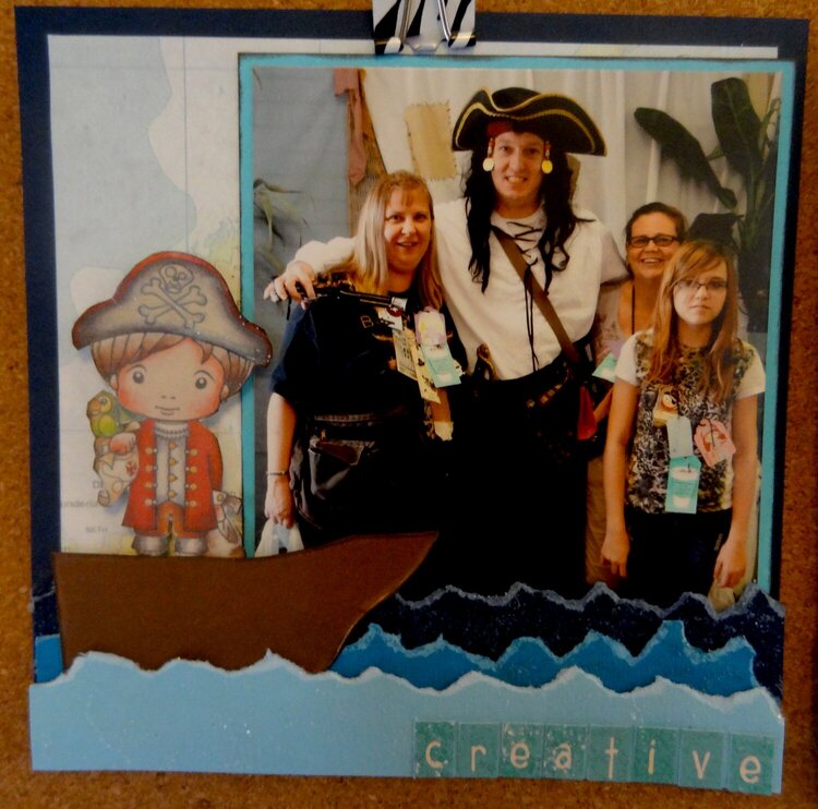 2012 Scrapbook Treasure Hunt - Creative Hands Pg 1