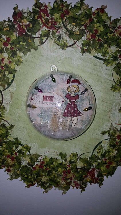 December Magnet with Julie Nutting Merry Nice stamp