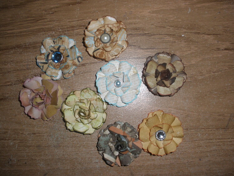 More handmade flowers