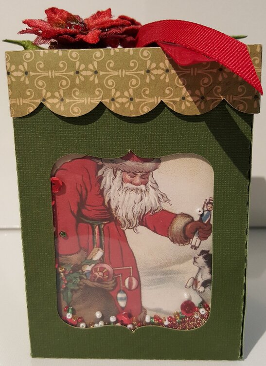 Santa gift box
