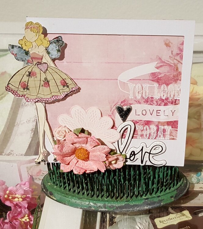 February Julie Nutting Stamp magnet #1