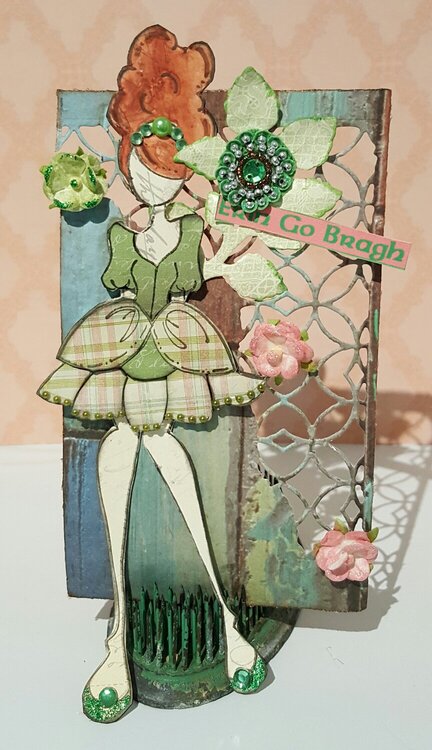 March Julie Nutting Doll Magnets