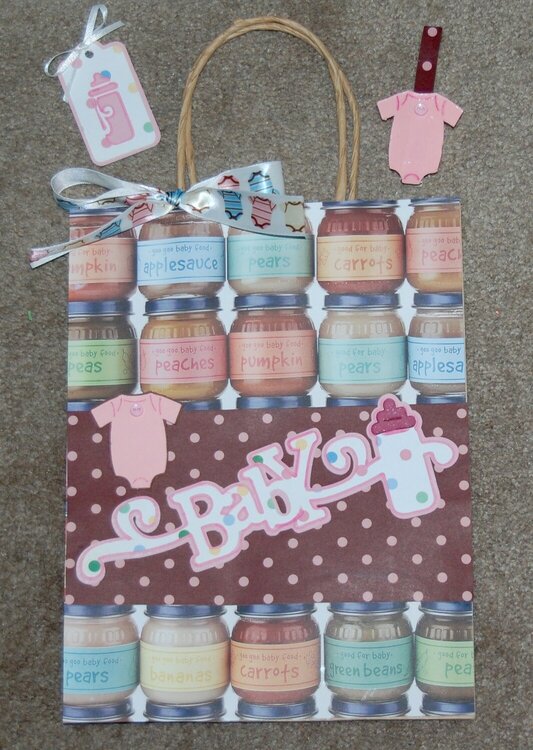 Baby Girl Gift Bag/Tag/PIN