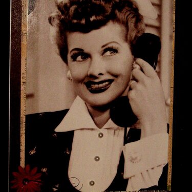Lucille Ball Card