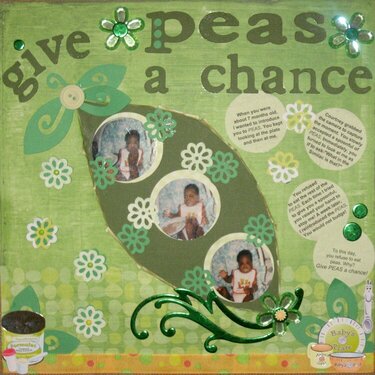 Give PEAS A Chance!!!