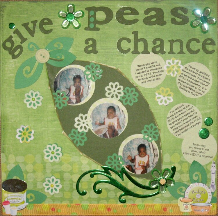 Give PEAS A Chance!!!