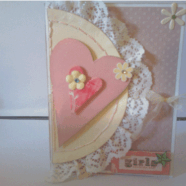 baby girl card