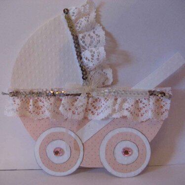 baby carriage card