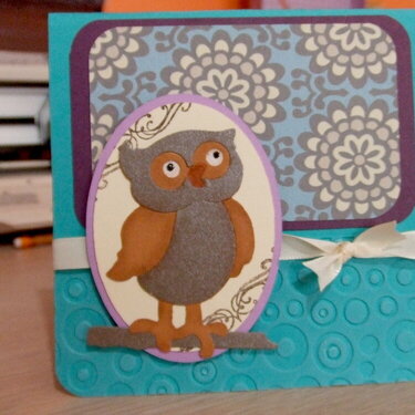 Sizzlit Owl Card