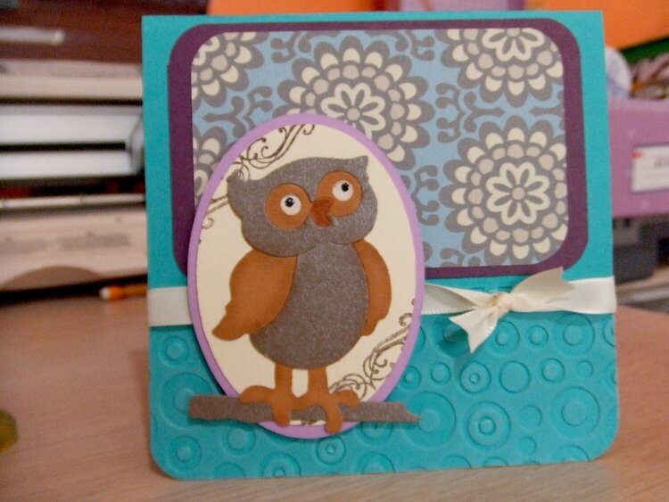 Sizzlit Owl Card