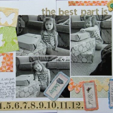 Freehand Scraps May Kit  Birthday Gifts