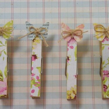 Girl's Paperie Clips with May Arts twine