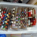 125 rolls of ribbon all in one small box