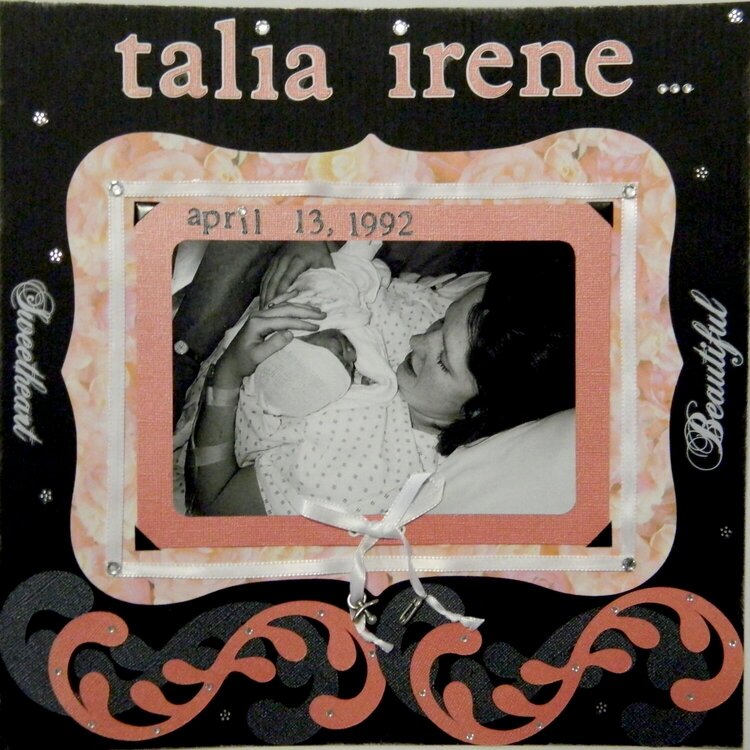 Talia, first born.