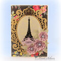 Eiffel Tower Merci Card