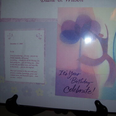 include the birthday card in the layout 64th