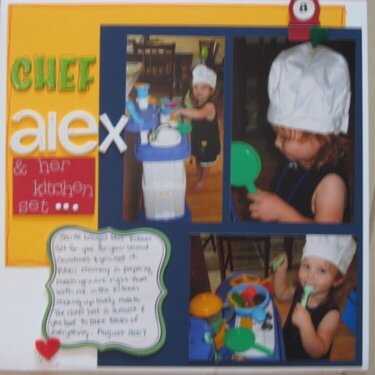 Chef Alex &amp; Her Kitchen Set