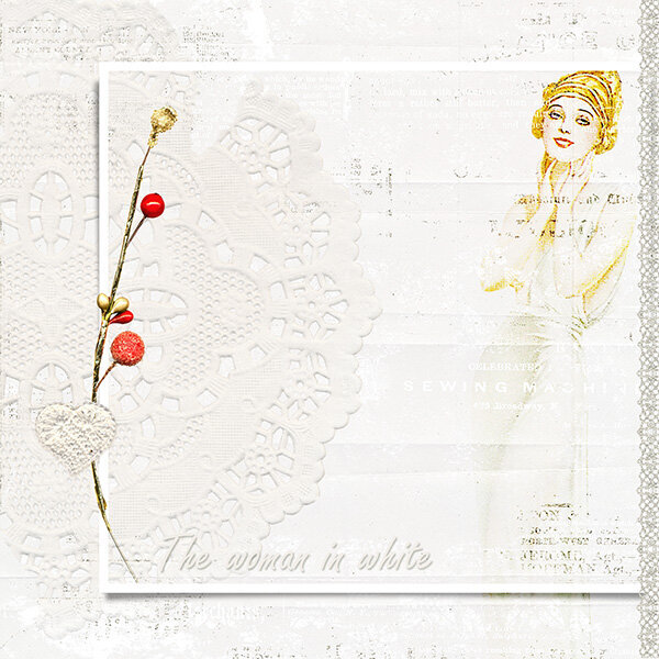 the woman in white