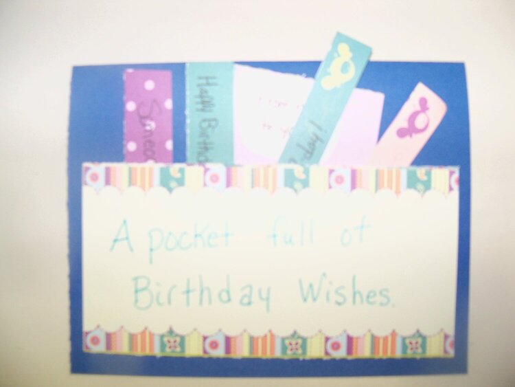 A pocket full of birthday wishes