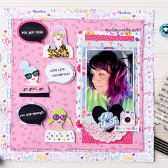 Go Girl Go with Waffle Flower Crafts and Therm O Web