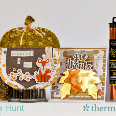 Fall Cards-Therm O Web/PhotoPlay Paper