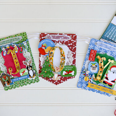 JOY Christmas Banner With PhotoPlay Paper