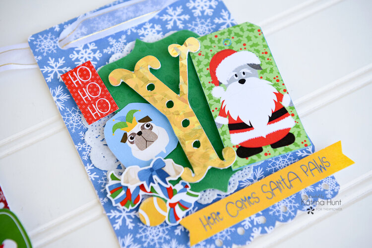 JOY Christmas Banner With PhotoPlay Paper