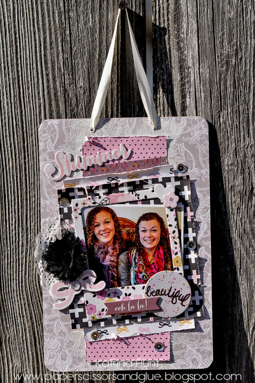 Altered Clipboard-Pink Paislee