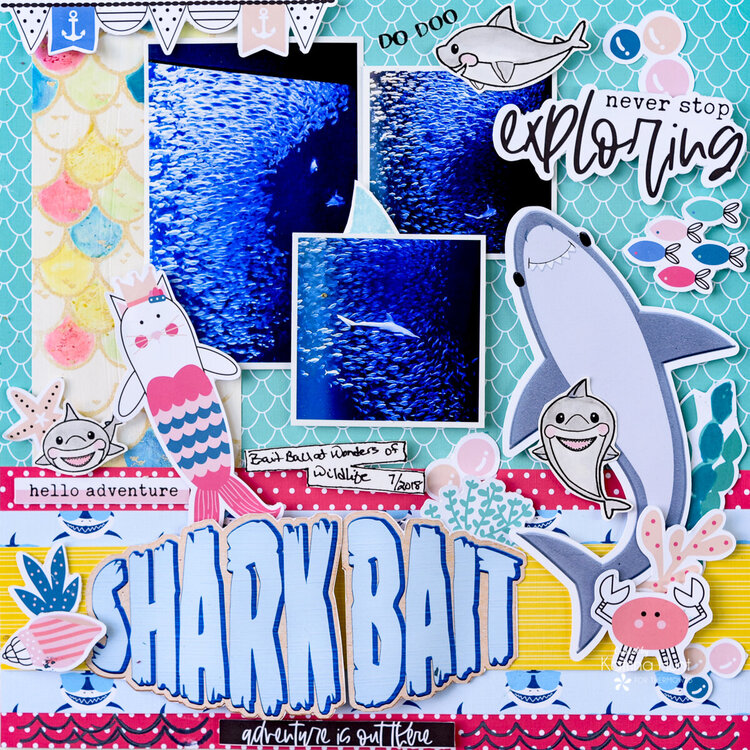 Shark Bait with Therm O Web and Joy Clair