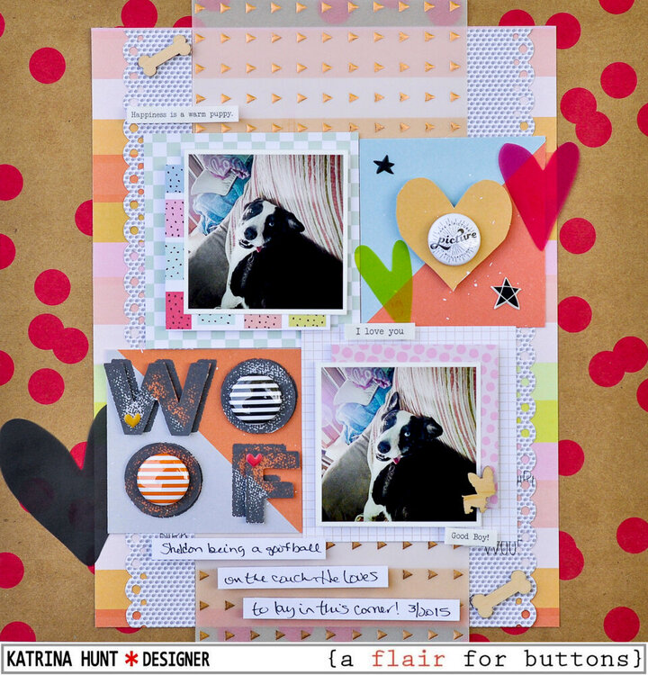 Woof-{a flair for buttons} Seven Paper