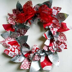 Recycled Holiday Wreath