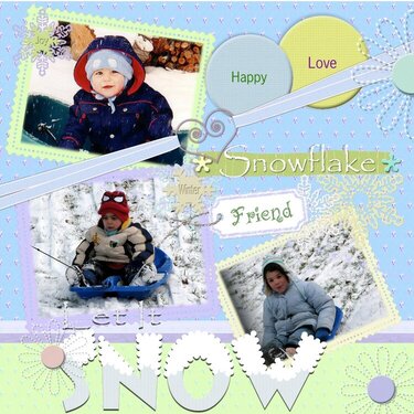 SNOW...  FrIeNdS and more SnoWFlAkEs