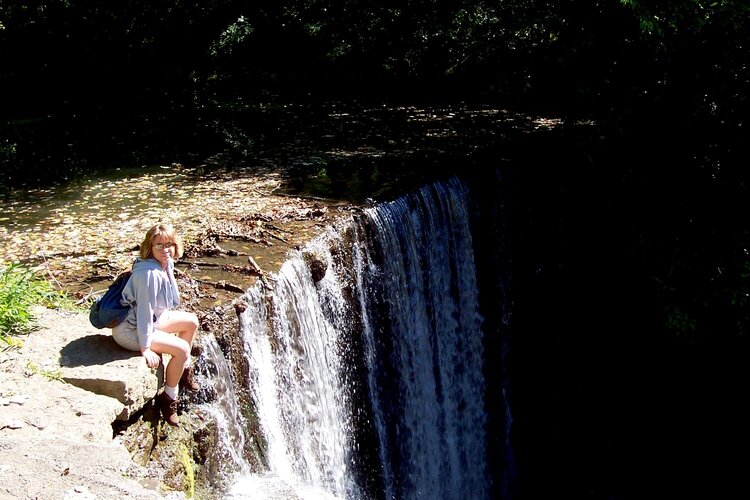 Me sitting on top of Clifton Falls