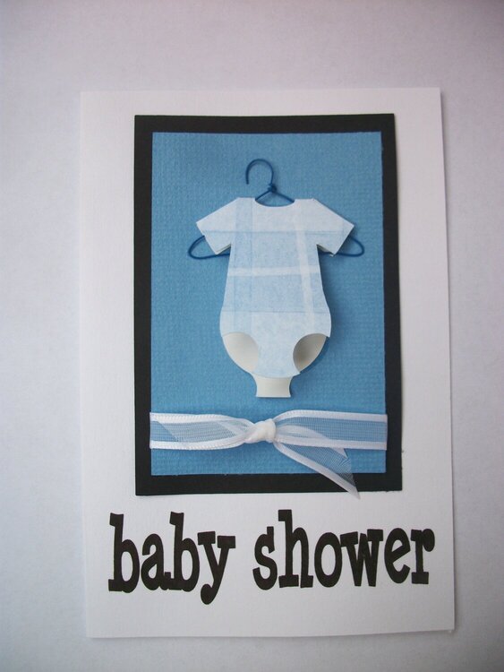 Baby Shower Invitation, for a boy