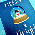 Merry & Bright Snowglobe Card