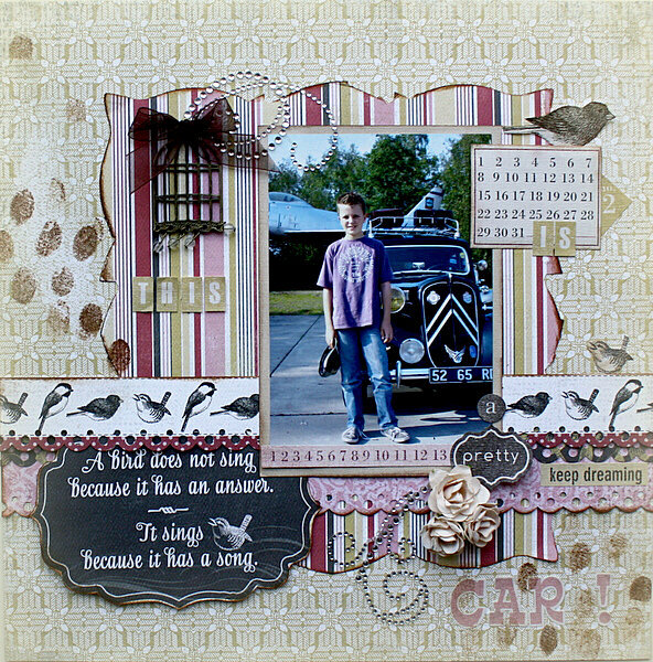 This Is a Pretty Car ** MY CREATIVE SCRAPBOOK**