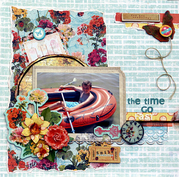 The time go fast ** MY CREATIVE SCRAPBOOK **