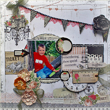 Remembering special moments ** MY CREATIVE SCRAPBOOK**