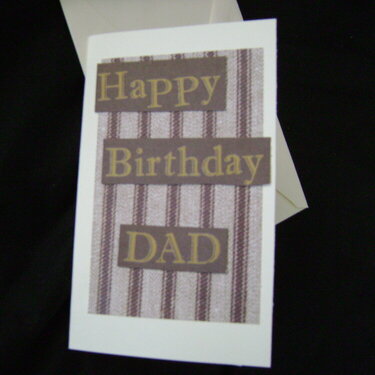 Dad&#039;s Birthday Card