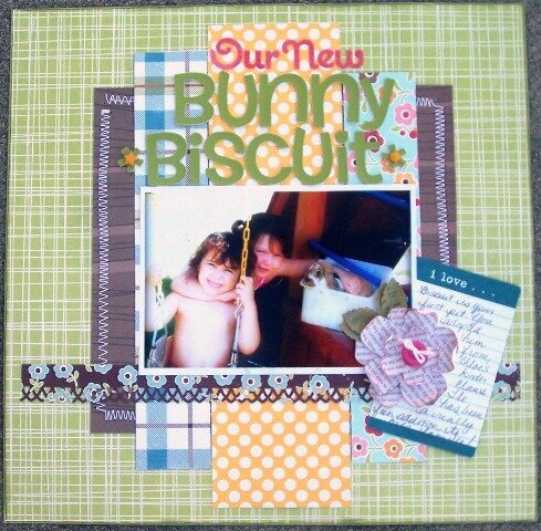 Our New Bunny * A Million Memories Oct Kit